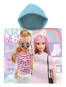 Barbie poncsó together 60x120cm