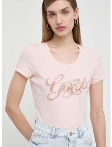 Guess t-shirt női, rózsaszín, W4GI30 J1314