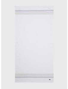 Lacoste törölköző L Timeless Blanc 70 x 140 cm