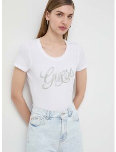 Guess t-shirt női, fehér, W4GI30 J1314