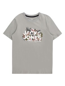 Jack & Jones Junior Póló 'CHILL' szürke / olíva / fáradt rózsaszín / fehér