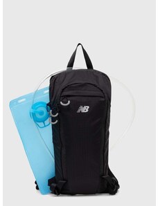 New Balance víztartályos hátizsák fekete, kis, sima, LAB23115BK