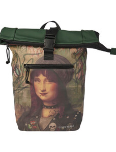 Nagy divatos hátizsák New Rebels Mona Lisa