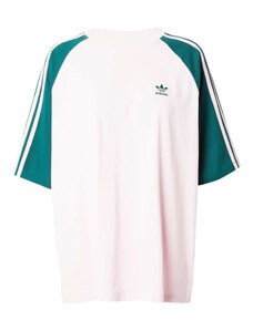 ADIDAS ORIGINALS Póló smaragd / pasztell-rózsaszín