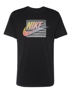 Nike Sportswear Póló 'FUTURA' világosszürke / korál / fekete