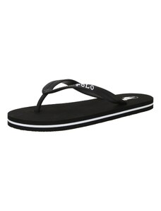 Polo Ralph Lauren Nyitott cipők 'CAMINO' fekete / fehér
