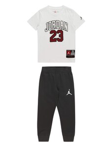 Jordan Jogging ruhák burgundi vörös / fekete / fehér