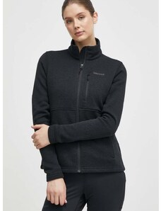 Marmot sportos pulóver Drop Line fekete, sima
