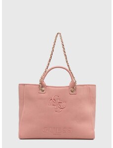 Guess strand táska CANVAS rózsaszín, E4GZ16 WFCE0