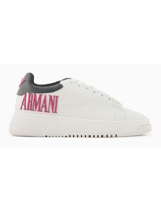 Emporio Armani bőr sportcipő fehér, X3X024 XR127 C682