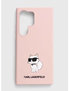 Karl Lagerfeld telefon tok S24 Ultra S928 rózsaszín