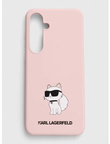 Karl Lagerfeld telefon tok S24+ S926 rózsaszín