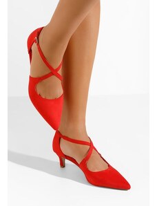 Zapatos Fistra v2 piros tűsarkú cipő