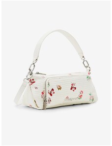 White women's floral handbag Desigual Delirium Urus Maxi - Women