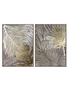Kép Home ESPRIT Trópusi Növényi levél 75 x 4 x 100 cm (2 egység)