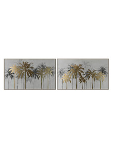Kép Home ESPRIT Pálmafák Trópusi 150 x 4 x 90 cm (2 egység)