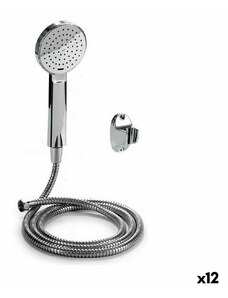 Egy zuhanyfej a vízsugár irányítására Műanyag Krómozott Ezüst színű 6,5 x 29 x 15,5 cm (12 egység)
