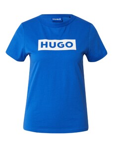 HUGO Blue Póló 'Classic' királykék / fehér