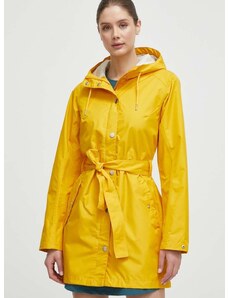 Helly Hansen rövid kabát Lyness II női, sárga, átmeneti, 53248