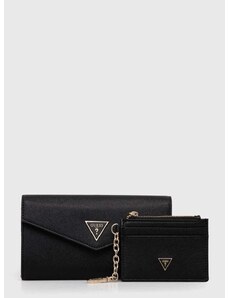 Guess pénztárca és kártyatartó fekete, női, GFBOXW P4202