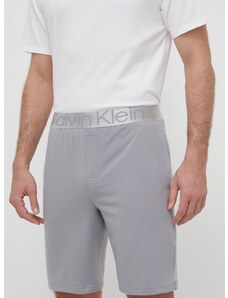 Calvin Klein Underwear rövid pizsama szürke, férfi, sima