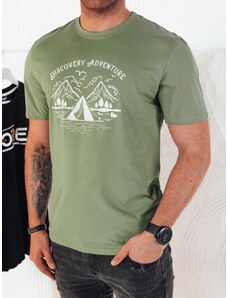 Dstreet Zöld póló feltűnő felirattal