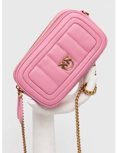Pinko bőr táska rózsaszín, 102810.A1F1