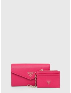 Guess pénztárca és kártyatartó rózsaszín, női, GFBOXW P4202