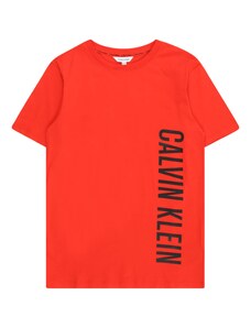 Calvin Klein Swimwear Póló 'Intense Power' világospiros / fekete