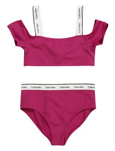 Calvin Klein Swimwear Bikini 'Meta Legacy' bogyó / fekete / fehér