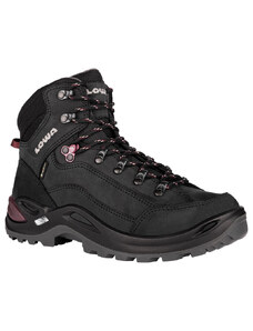 Lowa Renegade GTX Mid Ls trekking cipő, fekete/prune