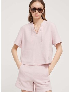 UGG t-shirt női, rózsaszín, 1152782