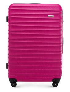 ABS bordázott nagy bőrönd Wittchen, rózsaszín, ABS