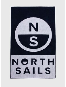 North Sails pamut törölköző 104 x 172 cm. sötétkék, 623268