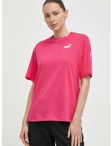 Puma pamut póló női, rózsaszín, 675994