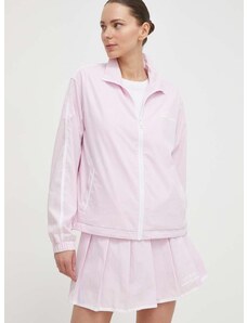 Guess rövid kabát ARLETH női, rózsaszín, átmeneti, V4GL01 WG2Q0