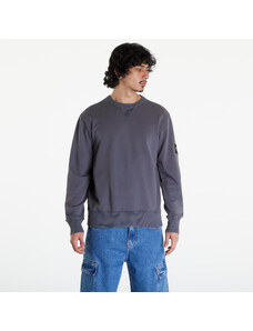 Férfi kapucnis pulóver Calvin Klein Jeans Washed Cotton Badge Sweatshirt Washed Black