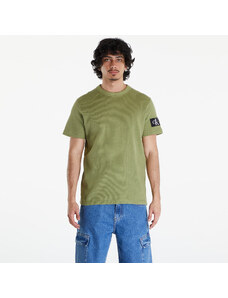 Férfi póló Calvin Klein Jeans Cotton Waffle T-Shirt Dark Juniper