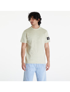 Férfi póló Calvin Klein Jeans Cotton Waffle T-Shirt Green Haze
