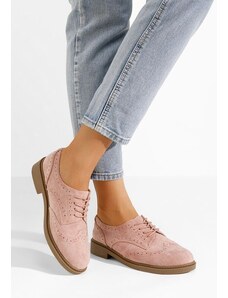 Zapatos Cametia rózsaszín női brogue cipő
