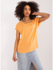 BASIC Világos narancssárga póló kerek nyakkivágással D73761Z10978R-light orange