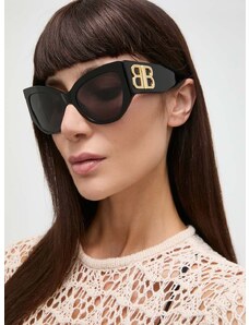 Balenciaga napszemüveg fekete, női, BB0322S