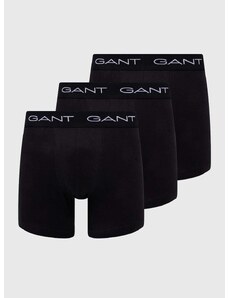 Gant boxeralsó 3 db fekete, férfi