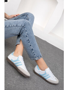 Soho White-Blue Unisex Sneakers 18880