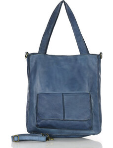 MARCO MAZZINI Kék shopper táska (v234f)