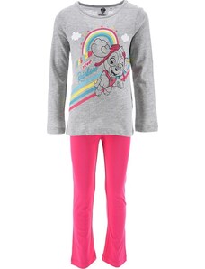 Szürke-rózsaszín hosszú lány pizsama Nickelodeon - Paw Patrol