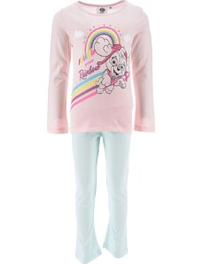 Rózsaszín-kék hosszú lány pizsama Nickelodeon - Paw Patrol