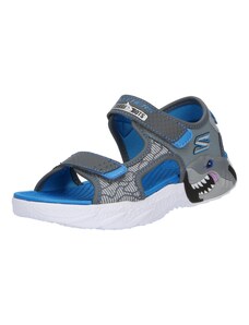 SKECHERS Nyitott cipők 'CREATURE-SPLASH' kék / szürke / sötétszürke / fehér