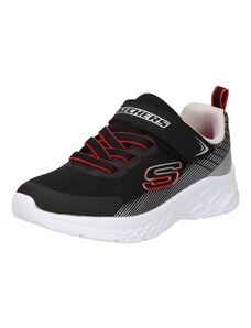 SKECHERS Sportcipő szürke / piros / fekete