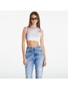 Női pulóver Calvin Klein Jeans Cropped Tank Top White
